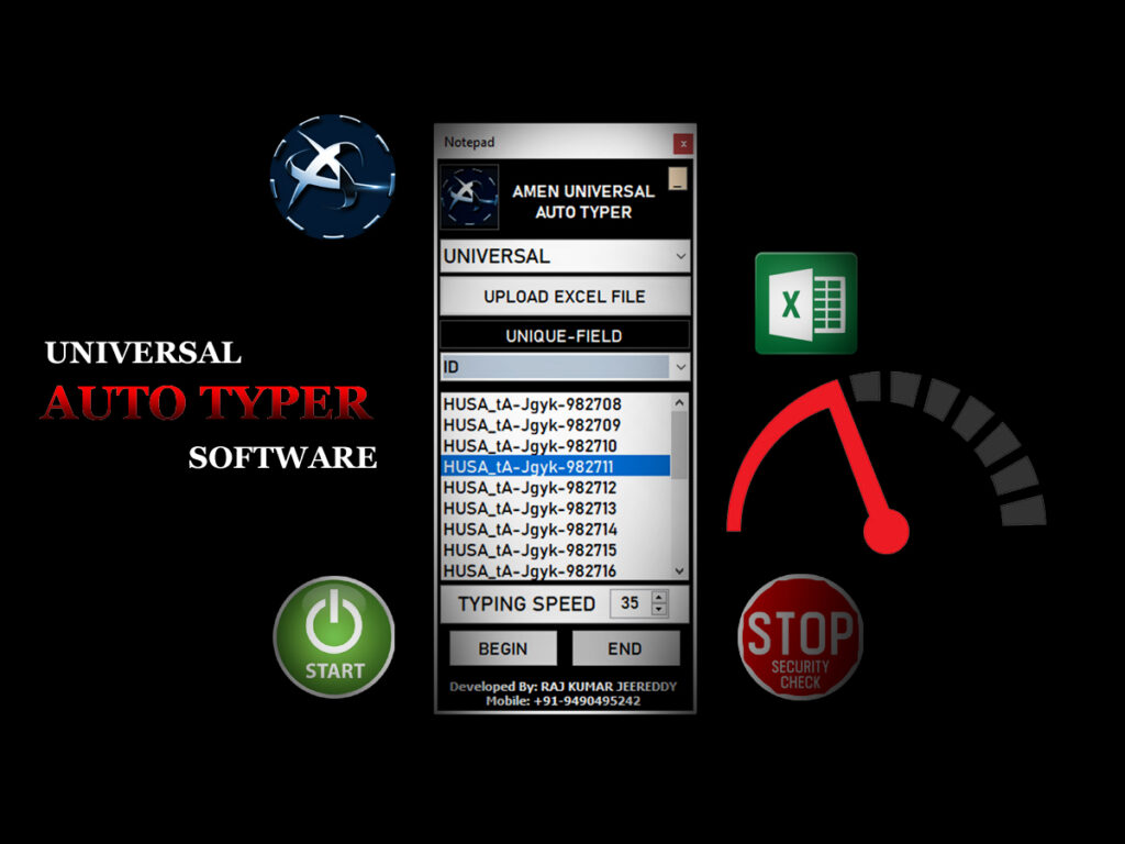 FORM FILLING AUTO TYPING SOFTWARE